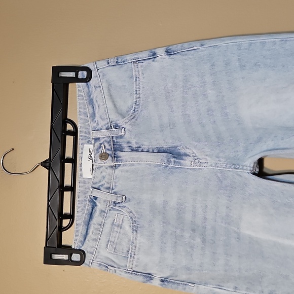 Vervet Wide Leg High-Rise Distressed 100% Cotton Jeans - Picture 7 of 14